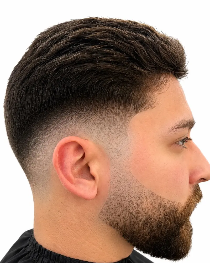 Low fade & beard